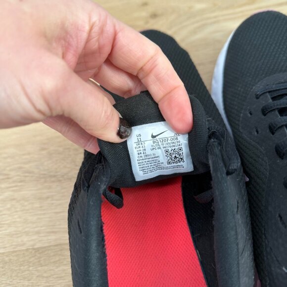 Nike Womens Revolution 5 Running Shoes Size 11 Black Violet Coral Workout Gym - Picture 9 of 13